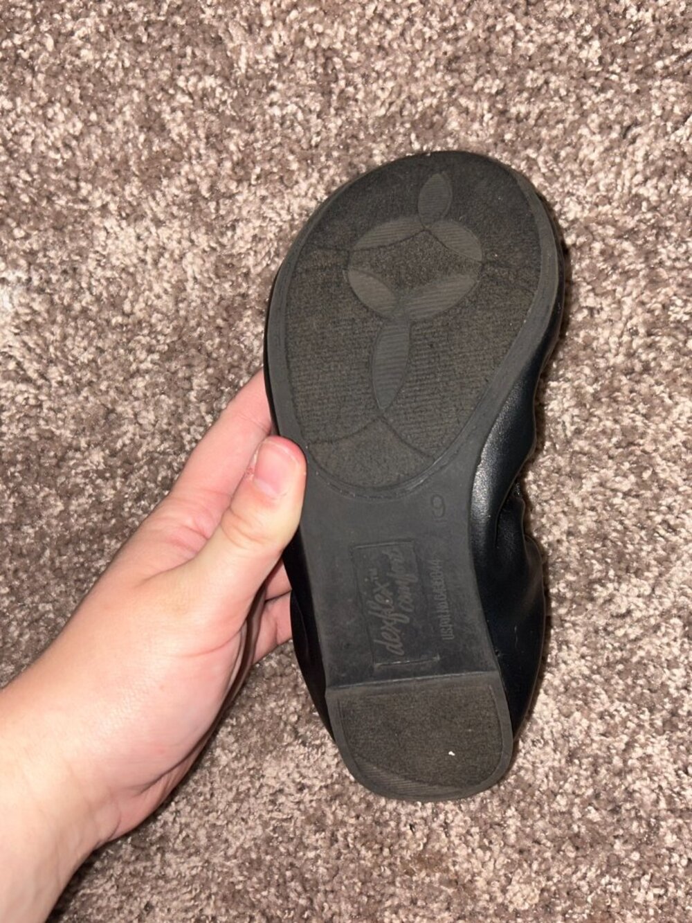 Black Ballet Flats - Picture 2 of 6